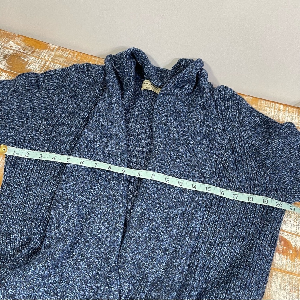 Peruvian Link Alpaca Collection Cardigan Sweater Womens OS Color Blue/Navy Blue - Picture 9 of 11